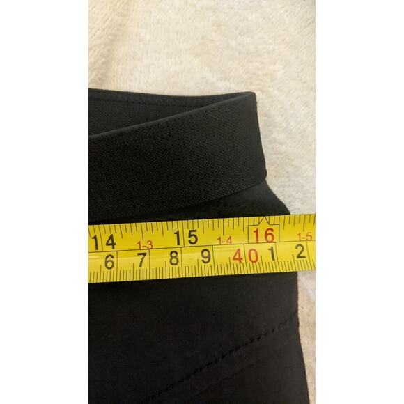 Helmet Lang Pull On Black Pants Cotton, Pleated, Cotton, Large - Picture 6 of 9